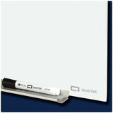 Quartet InvisaMount Anti-Glare Dry-Erase Board, 72" (6 ft) Width x 48" (4 ft) Height, White Glass Surface, Magnetic (QRTQ17147F02IMW) Each