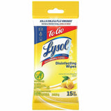Lysol Disinfecting Wipes, Lemon, Lime Blossom Scent, 15/Pack (RAC99799PK) Pack of 15