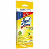Lysol Disinfecting Wipes, Lemon, Lime Blossom Scent, 15/Pack (RAC99799PK) Pack of 15