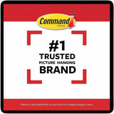 Command Sawtooth Picture Hangers, 4 lb (1.81 kg) Capacity, White, 3 Hangers, Durable, Adhesive, 1/Pack (MMM17042ES) Each
