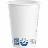 Solo Cup Recycled Content Paper Hot Cups, 12 fl oz, White, Leak Proof, Snap Fit Closure, 1000/Carton (SCC412RCNPLNTCT) Case of 1000