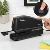 Swingline Optima 30 Electric Stapler, 23/0.24", Black, Staples Upto 30 Sheet, Full Strip, Staple Size:, Plastic (SWI42150) Each