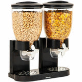 Mind Reader Double Cereal Dispenser, Black, Food, Food Storage, Storing (EMSCEREALD2BLK) Each