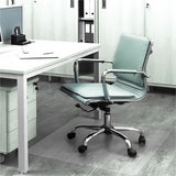 Floortex Unomat Chair Mat, 60" x 48" x 0.650" Thickness, Clear, Rectangular, Polyester, Polymer (FLRNRCMFLPD0002) Each