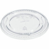 Dart 12-24 oz PET Plastic Straw-Slotted Lid, 100/Pack, 10/Carton (SCC626TS) Case of 1000