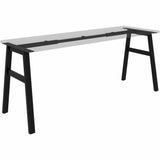 Lorell Table Base, Powder Coated A-shaped, Black Base, 28.50" Height x 71.60" Width x 23.20" Depth (LLR16286) Each