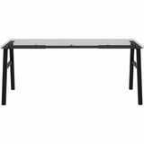 Lorell Table Base, Powder Coated A-shaped, Black Base, 28.50" Height x 71.60" Width x 23.20" Depth (LLR16286) Each