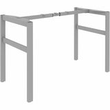 Lorell Table Base, Powder Coated H-shaped, Silver Base, 28.50" Height x 71.60" Width x 23.20" Depth (LLR16283) Each