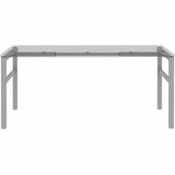 Lorell Table Base, Powder Coated H-shaped, Silver Base, 28.50" Height x 71.60" Width x 23.20" Depth (LLR16283) Each