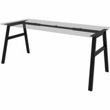 Lorell Table Base, Powder Coated A-shaped, Black Base, 28.50" Height x 71.60" Width x 29.10" Depth (LLR16287) Each
