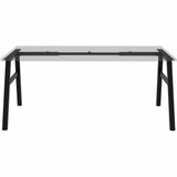 Lorell Table Base, Powder Coated A-shaped, Black Base, 28.50" Height x 71.60" Width x 29.10" Depth (LLR16287) Each