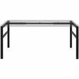 Lorell Table Base, Powder Coated H-shaped, Black Base, 28.50" Height x 71.60" Width x 29.10" Depth (LLR16281) Each