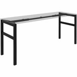 Lorell Table Base, Powder Coated H-shaped, Black Base, 28.50" Height x 71.60" Width x 23.20" Depth (LLR16280) Each