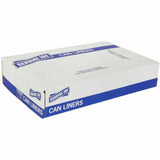 Genuine Joe Linear Low Density Can Liners, 30" Length x 36" Width x 0.75 mil (19 Micron), White, 200/Carton (GJO51100) Case of 200