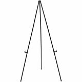 Lorell Presentation Easel, 20 lb Load Capacity, Aluminum, Steel, Metal, Black (LLR43027) Each