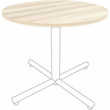 Lorell Essentials Hospitality/Conference 36" Round Table Top, Modern Elm (LLR66363) Each