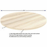 Lorell Essentials Hospitality/Conference 36" Round Table Top, Modern Elm (LLR66363) Each