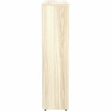 Lorell Sturdy 4-Shelf Bookcase, Modern Elm (LLR66341) Each