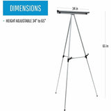 Lorell Presentation Easel, Silver (LLR43050) Each