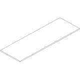 Lorell Multi-Purpose Tabletop, Laminated Rectangle Top, 30" w x 72" d x 1" Thickness, 1" h, Modern Elm (LLR66350) Each