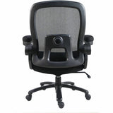 Lorell Big & Tall Flip Arm Chair, Mesh, Fabric (LLR40220) Each