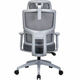 Lorell Ripley High Mesh-Back Chair with Articulating Lumbar Support, Gray (LLR63203) Each