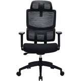 Lorell Ripley High Mesh-Back Chair with Articulating Lumbar Support, Black (LLR63202) Each