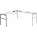 Lorell 16285 Adjustable Table Leg Bases & Returns, Silver (LLR16285) Each