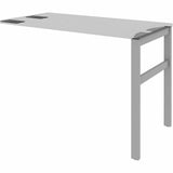 Lorell 16285 Adjustable Table Leg Bases & Returns, Silver (LLR16285) Each