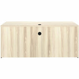 Lorell Essentials Credenza Shell, 1" Thickness Table Top, 29.5" Height x 70.9" Width x 23.6" Depth, Silver Brush, Modern Elm (LLR66311) Each