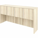 Lorell Essentials 4-Door Stack-On Hutch, 36" Height x 70.9" Width x 14.8" Depth, Modern Elm (LLR66316) Each