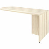 Lorell Essentials Peninsula Desk Box 1 of 2, 1" Thickness Table Top, 29.5" Height x 66" Width x 30" Depth, Modern Elm (LLR66314) Each