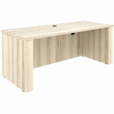 Lorell Essentials 72" Sit-to-Stand Desk Shell, 1" Thickness Table Top, 49" Height x 72" Width x 29" Depth, Modern Elm (LLR66307) Each