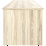 Lorell Essentials 72" Sit-to-Stand Desk Shell, 1" Thickness Table Top, 49" Height x 72" Width x 29" Depth, Modern Elm (LLR66307) Each