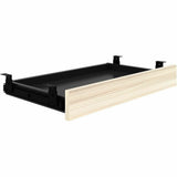 Lorell Essentials Universal Center Drawer, 5.1" Height x 16.7" Width x 28.4" Depth, Modern Elm (LLR66310) Each