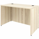 Lorell Essentials Retangular Desk Shell, Rectangle, 1" Thickness Table Top, 29.5" Height x 48" Width x 24" Depth, Modern Elm (LLR66306) Each