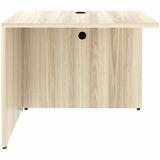 Lorell Essentials Rectangular Return Shell, 1" Thickness Table Top, 29.5" Height x 35" Width x 24" Depth, Modern Elm (LLR66322) Each