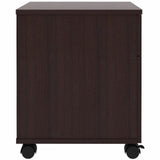 Lorell 2-Drawer Mobile File Cabinet, Espresso (LLR18247) Each