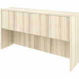 Lorell Essentials 4-Door Stack-On Hutch, 36" Height x 66" Width x 15" Depth, Modern Elm (LLR66317) Each