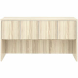 Lorell Essentials 4-Door Stack-On Hutch, 36" Height x 66" Width x 15" Depth, Modern Elm (LLR66317) Each