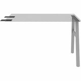Lorell 16291 Adjustable Table Leg Bases & Returns, Silver (LLR16291) Each