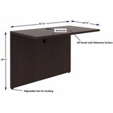 Lorell Essential Series 18246 Bridge, Espresso (LLR18246) Each