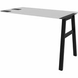 Lorell 16288 Adjustable Table Leg Bases & Returns, Black (LLR16288) Each