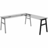 Lorell 16288 Adjustable Table Leg Bases & Returns, Black (LLR16288) Each