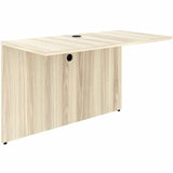 Lorell Essentials Rectangular Bridge, 1" Thickness Table Top, 29.5" x 48" x 24", Modern Elm (LLR66323) Each