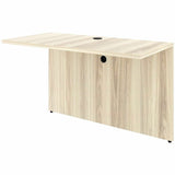 Lorell Essentials Rectangular Bridge, 1" Thickness Table Top, 29.5" x 48" x 24", Modern Elm (LLR66323) Each