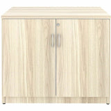 Lorell Essentials 2-Door Storage Cabinet, Modern Elm (LLR66333) Each
