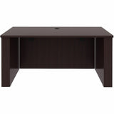 Lorell Essentials 60" Sit-to-Stand Desk Shell, 49" Height x 60" Width x 29" Depth, 1" Thickness Top, Espresso (LLR69641) Each