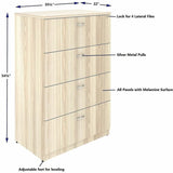 Lorell Essentials 4-Drawer Lateral File, Modern Elm (LLR66336) Each