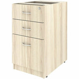 Lorell Essentials 3-Drawer Fixed Pedestal File Cabinet, Modern Elm (LLR66331) Each